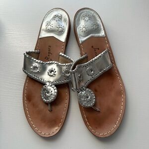 Jack Rogers Women's Silver Sandals
